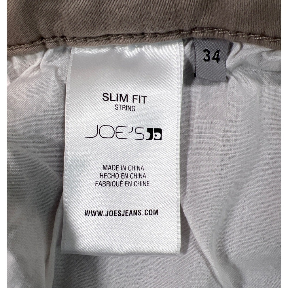 Joe's Jeans Slim Fit String Women's 34 Tan Minimalist Stretch‎ Jeans - Picture 10 of 16